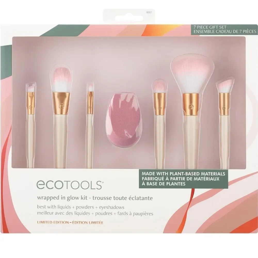 EcoTools Limited Edition Wrapped In Glow‎ Makeup Brush & Sponge Kit